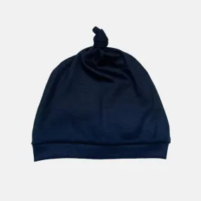 905K1 Knot Beanie Navy 220gsm