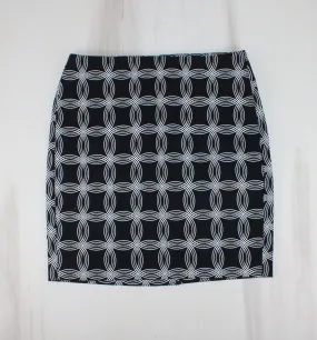 BANANA REPUBLIC BLACK DESIGN PENCIL SKIRT LADIES SIZE 2 PRE-LOVED