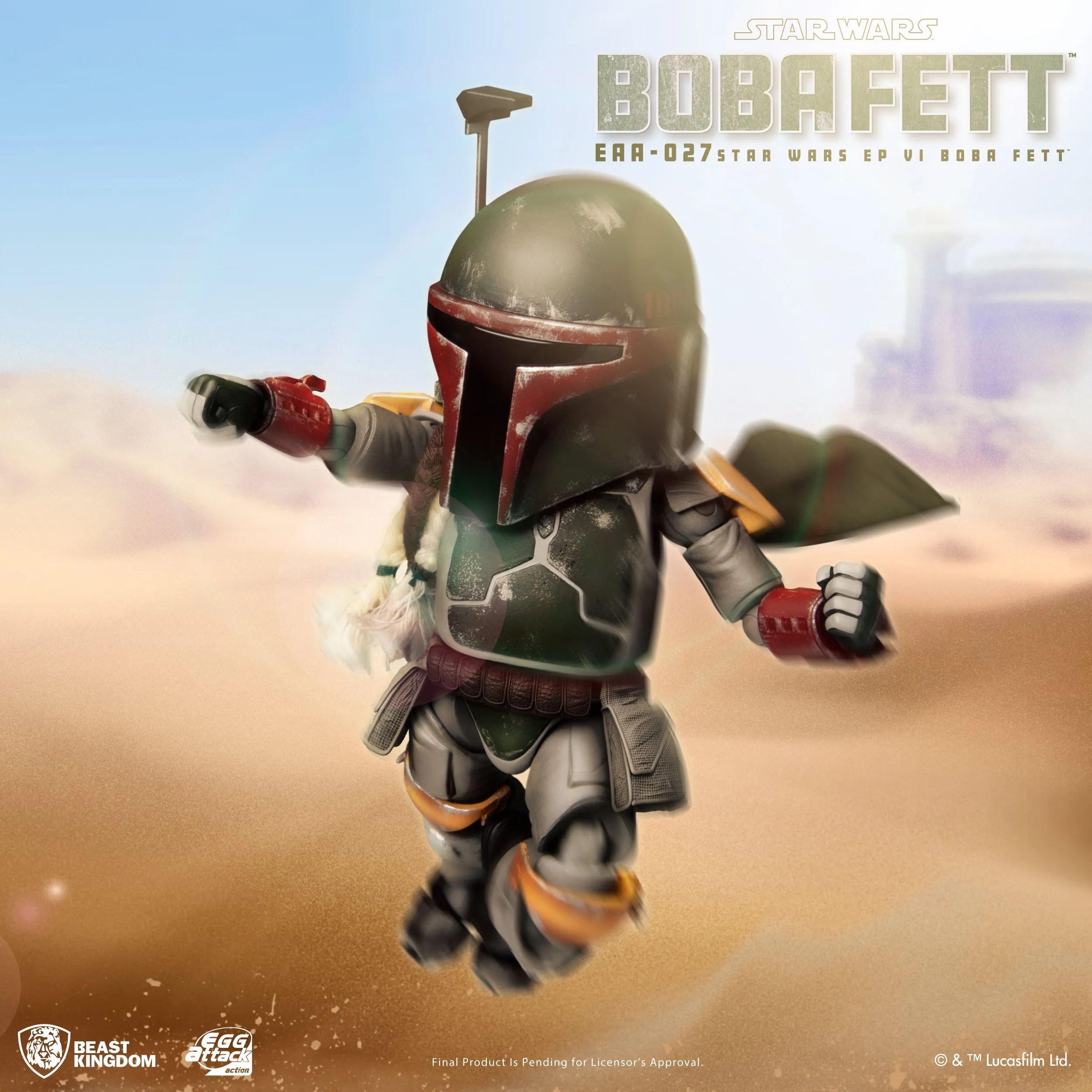 Beast Kingdom EAA-027 Star Wars Return of the Jedi Episode VI: Boba Fett Egg Attack Action Figure