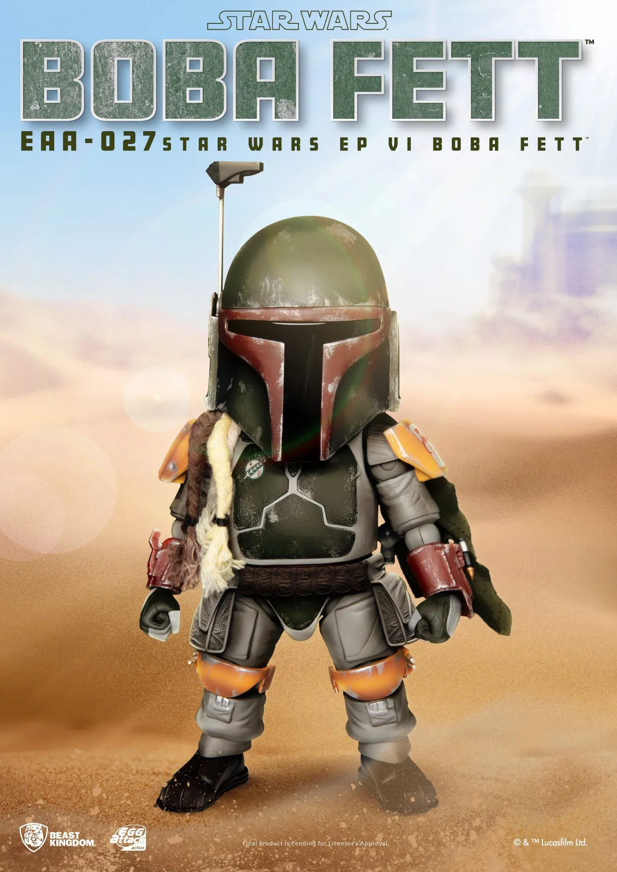 Beast Kingdom EAA-027 Star Wars Return of the Jedi Episode VI: Boba Fett Egg Attack Action Figure