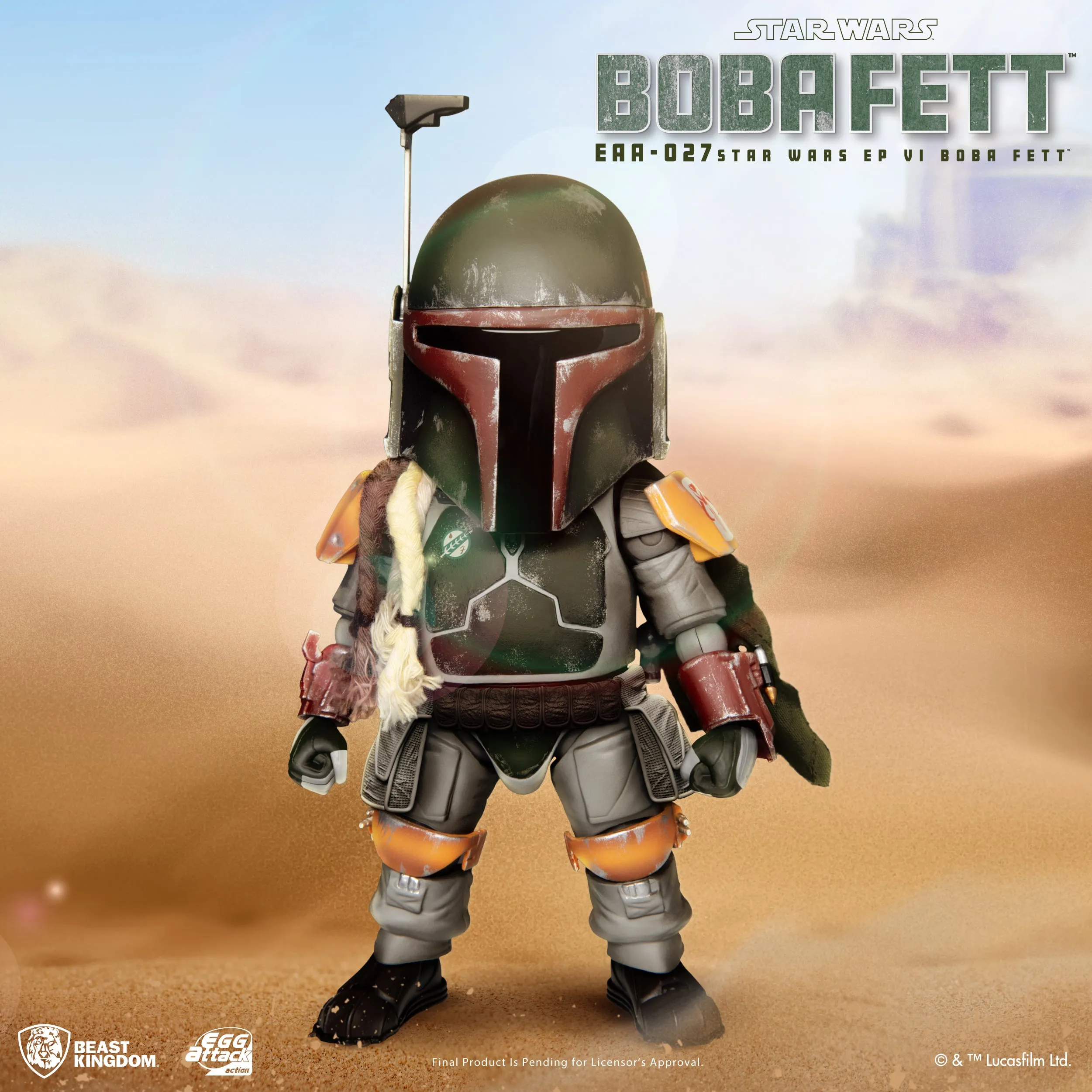 Beast Kingdom EAA-027 Star Wars Return of the Jedi Episode VI: Boba Fett Egg Attack Action Figure
