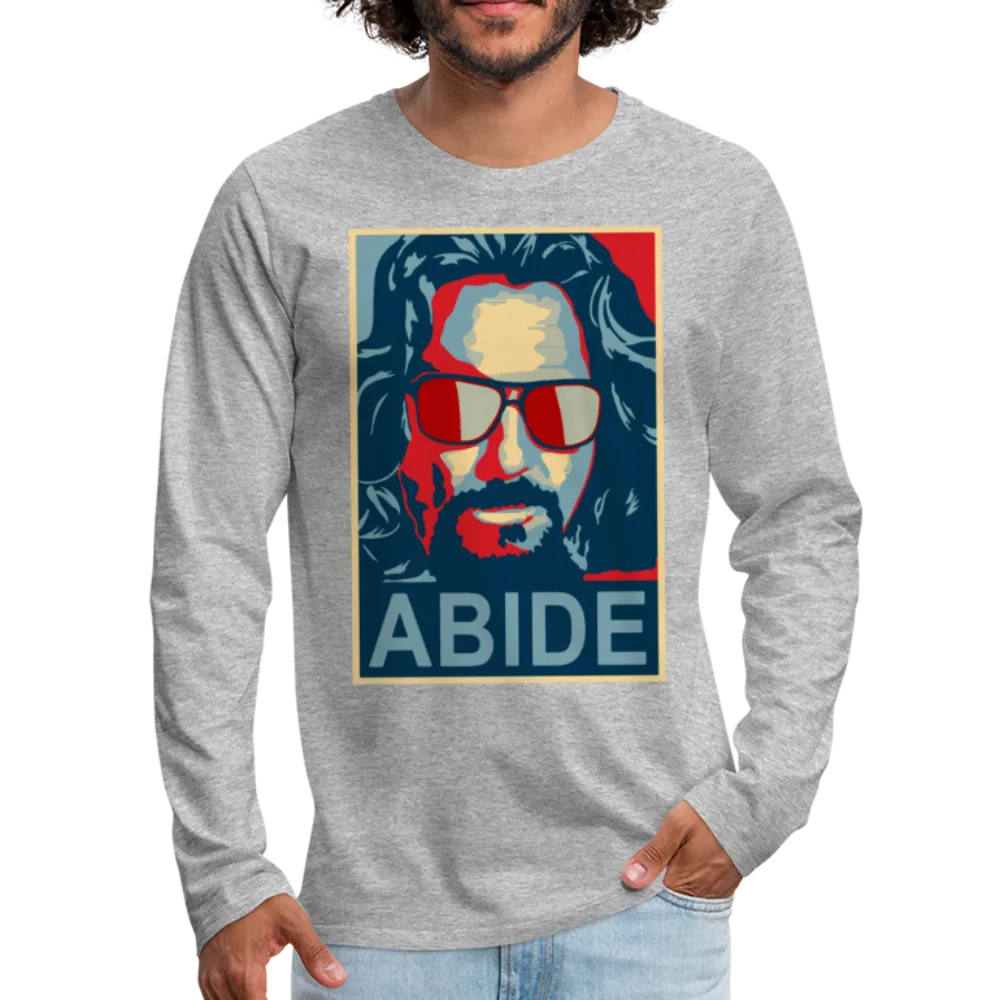 Big Lebowski Abide, Hope Style Long Sleeve Shirt