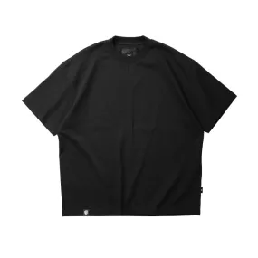 BOHRHOO ピュアコットンルーズラウンドネックTシャツ BHH025