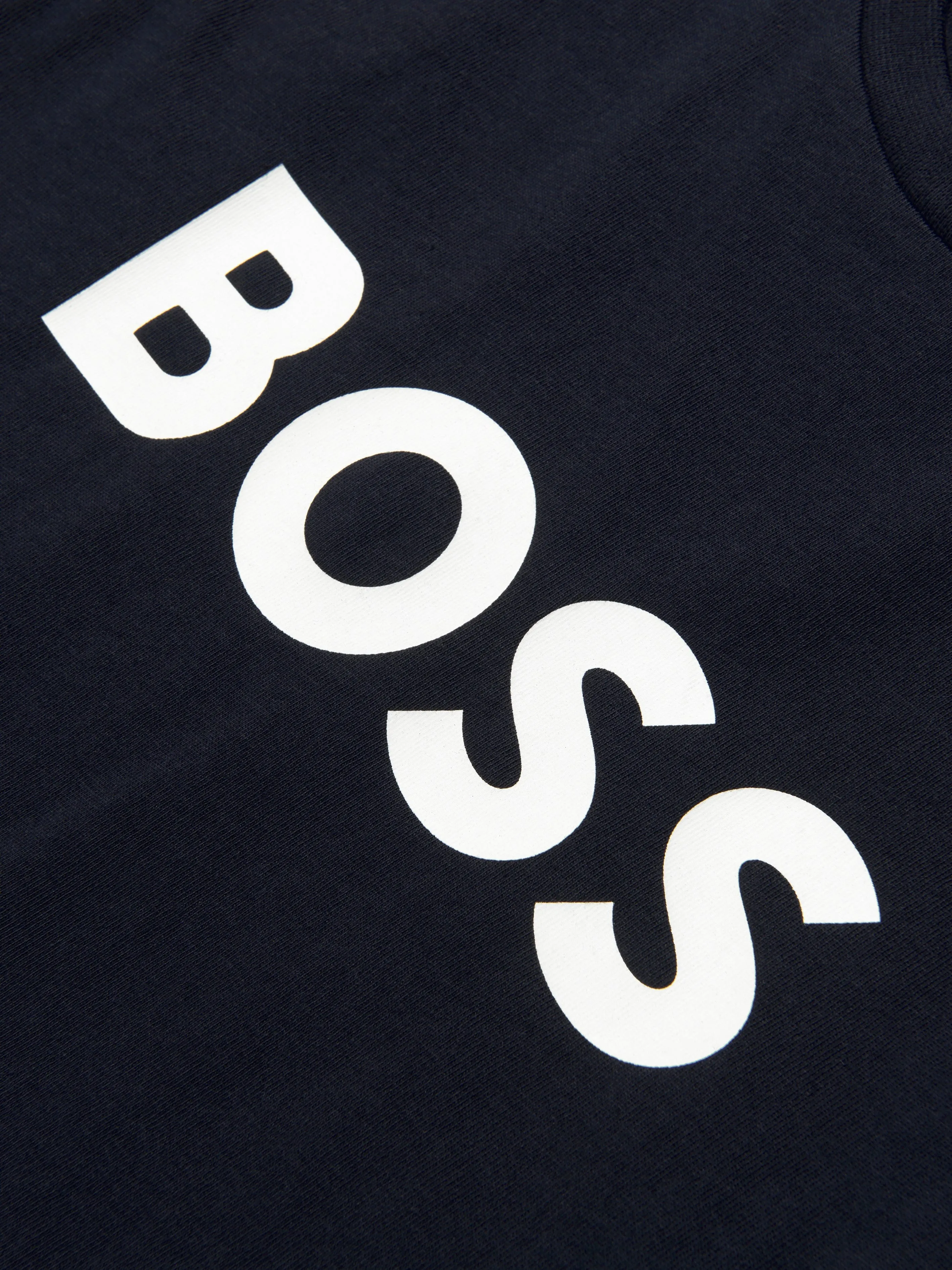 BOSS Boys Logo Tank Top In Navy