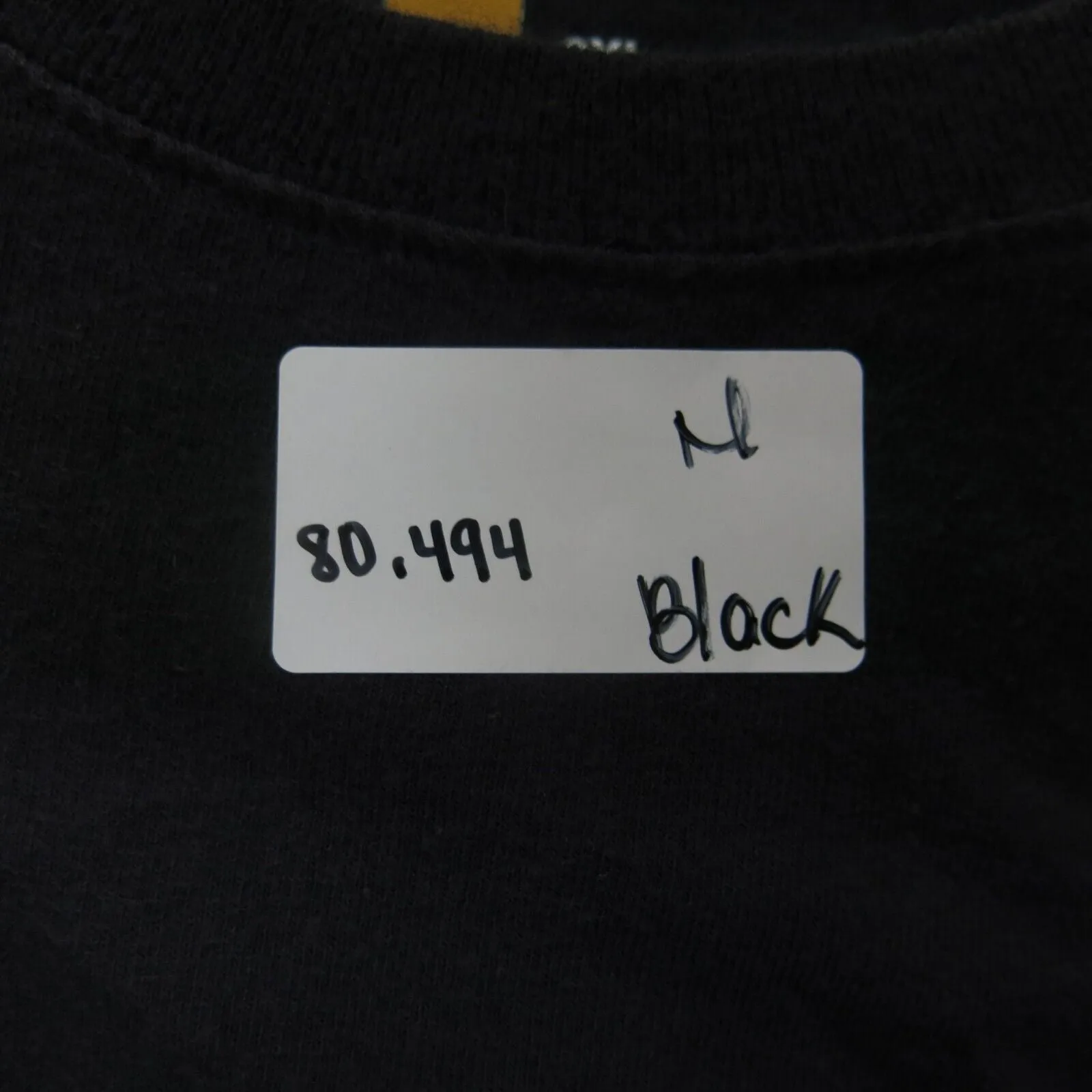 Carhartt Shirt Mens 2XL Black Short Sleeve Original Fit Crew Neck Tee Pocket