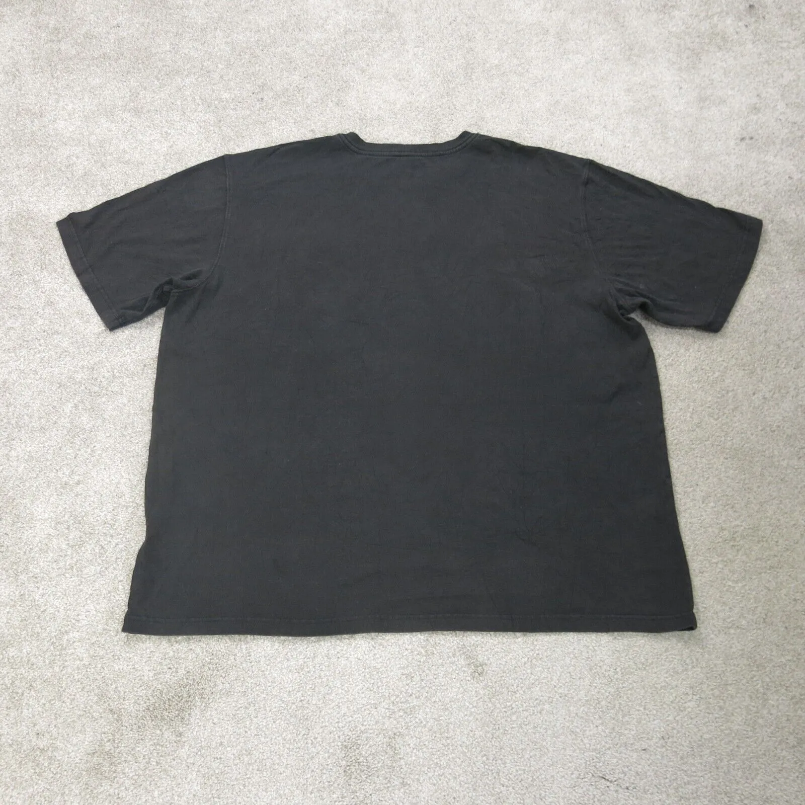 Carhartt Shirt Mens 2XL Black Short Sleeve Original Fit Crew Neck Tee Pocket