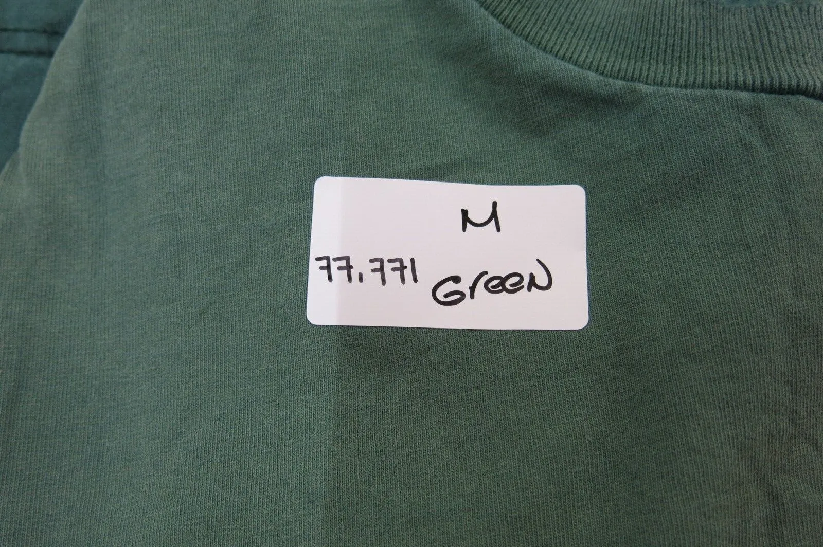 Carhartt Shirt Mens 2XL Green Crew Neck Tee Short Sleeve Logo Pocket Casual