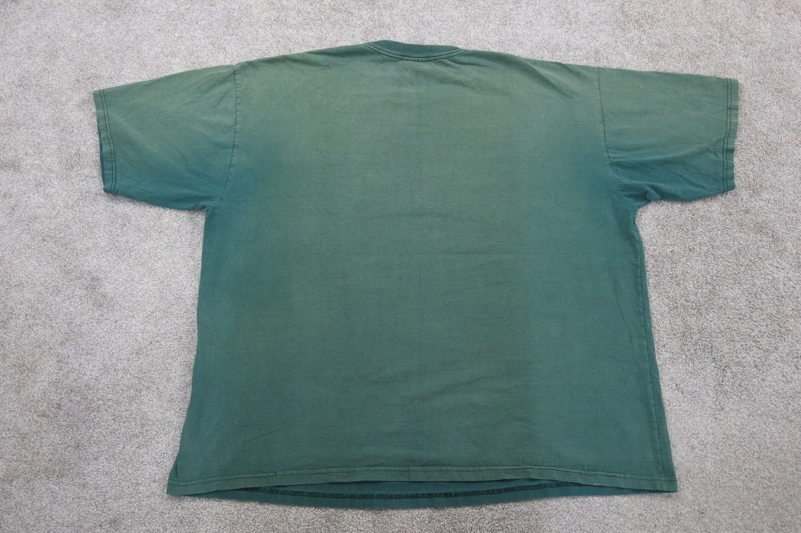 Carhartt Shirt Mens 2XL Green Crew Neck Tee Short Sleeve Logo Pocket Casual