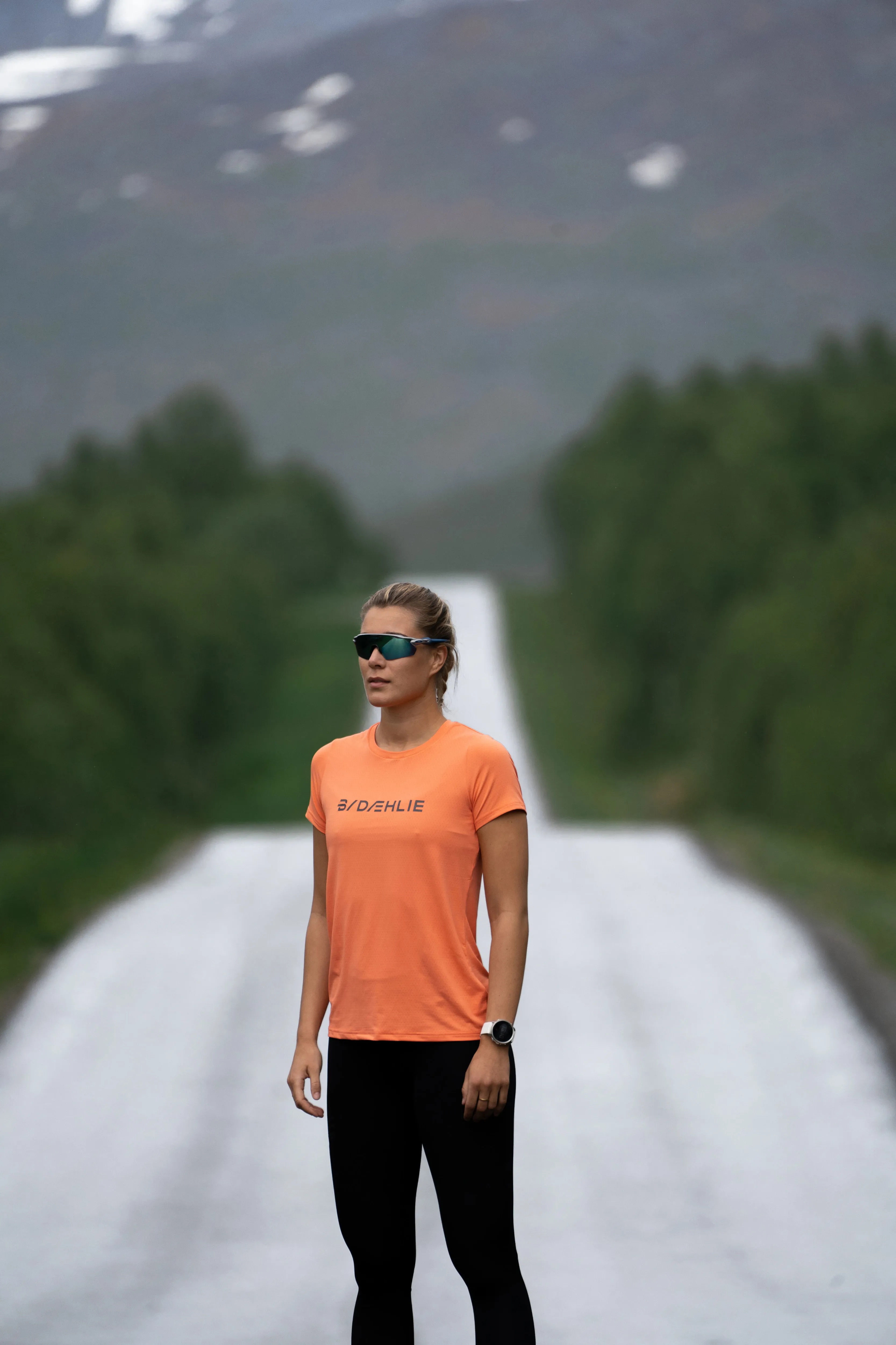 Dæhlie Women&#x27;s T-Shirt Focus Persimmon | Buy Dæhlie Women&#x27;s T-Shirt Focus Persimmon here | Outnorth