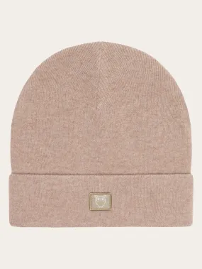 Double layer wool beanie - Kelp melange