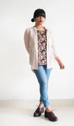 Eclectic Shirt with kotpad checks & stripes