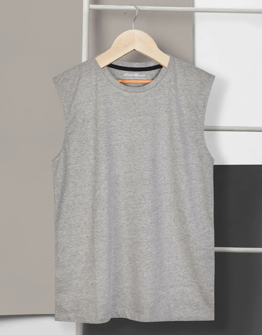 EDBR Active Muscle Sleeve Less Men's Shirt - Grey