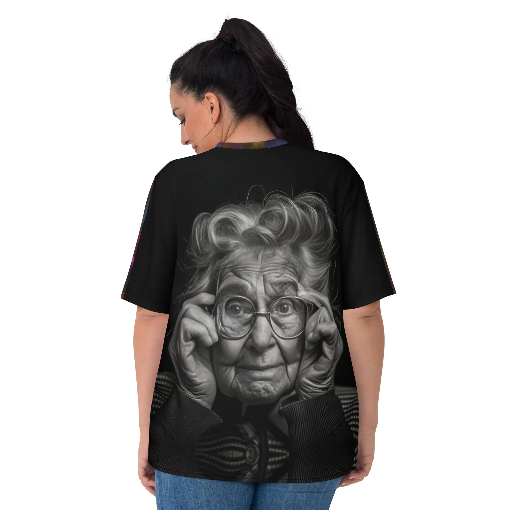 Elegant Contrast Women's T-shirt