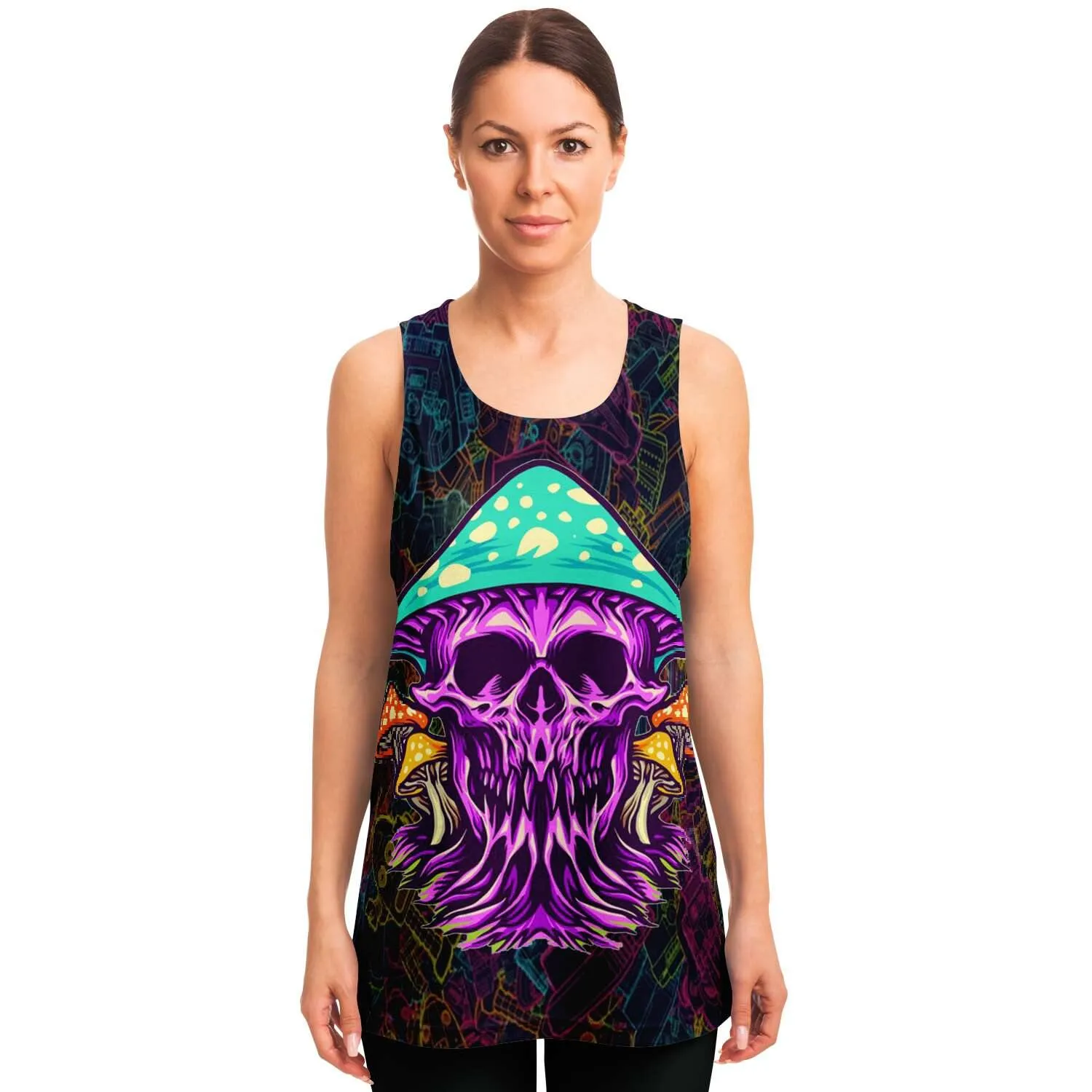 Evil Mushroom Unisex Tank Top