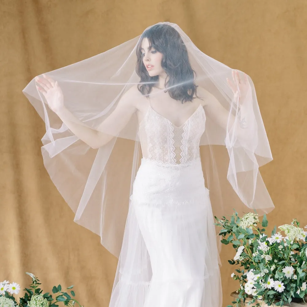 FALLON Whisper Tulle Drop Veil