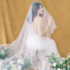 FALLON Whisper Tulle Drop Veil