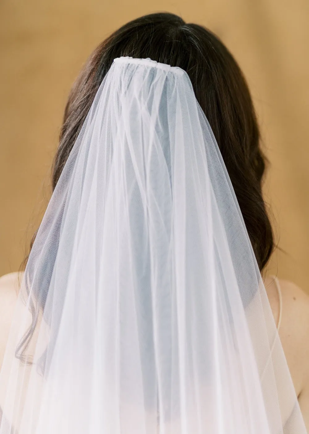 FALLON Whisper Tulle Drop Veil
