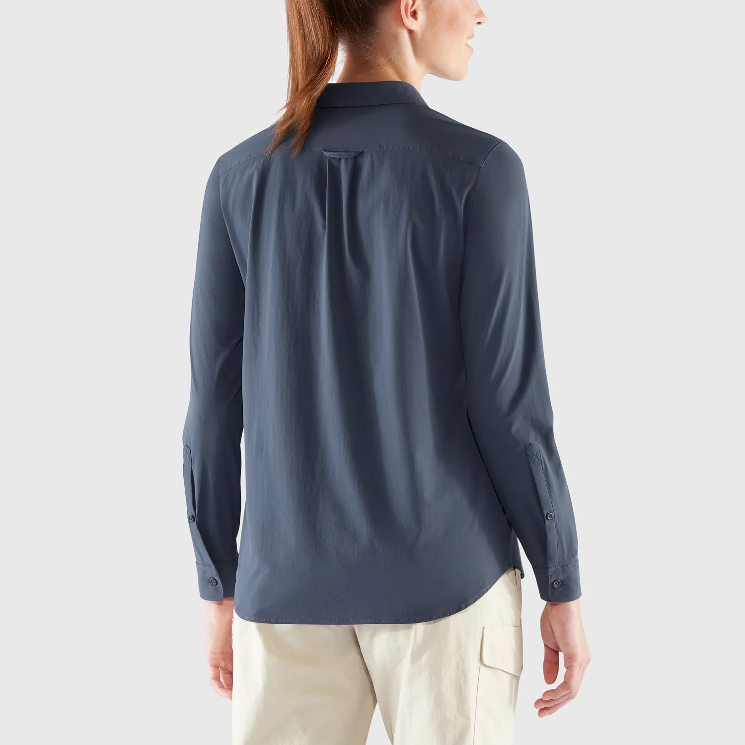 Fjällräven Women&#x27;s Övik Lite Shirt Long Sleeve Navy | Buy Fjällräven Women&#x27;s Övik Lite Shirt Long Sleeve Navy here | Outnorth