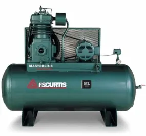 FS Curtis ML20  - 20hp Masterline Series Heavy Duty Industrial Air Compressor, 200 Gallon Horizontal Tank, C98 Pump, 79.3 CFM @ 175 PSI