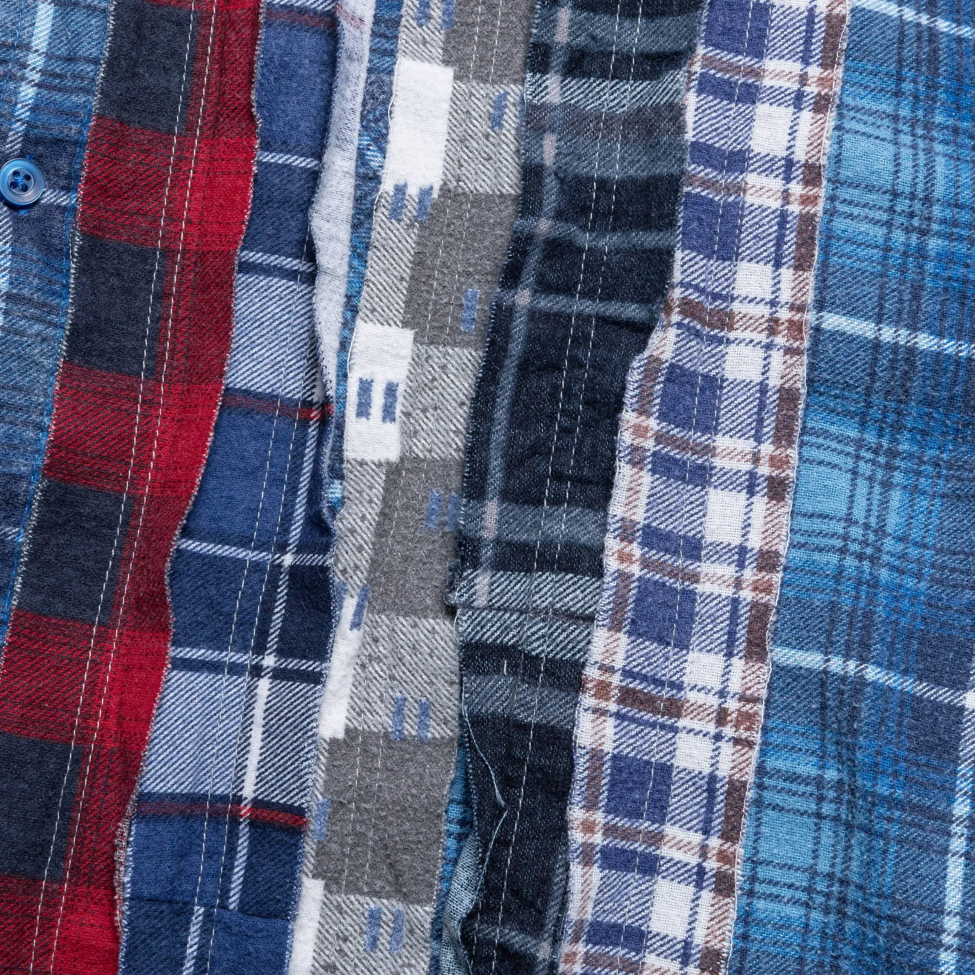 FW24 Rebuild Flannel Ribbon Shirt - Large #5