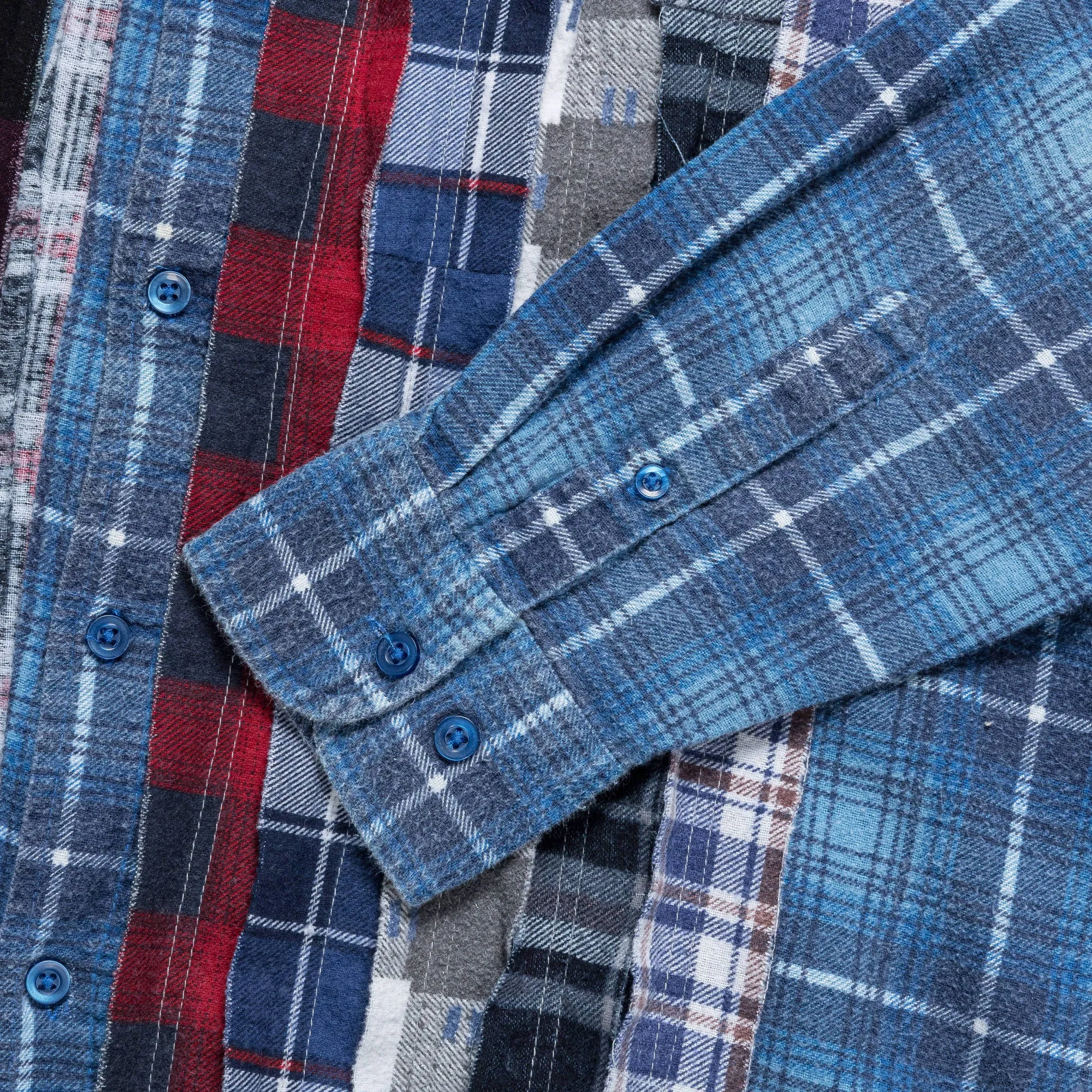 FW24 Rebuild Flannel Ribbon Shirt - Large #5