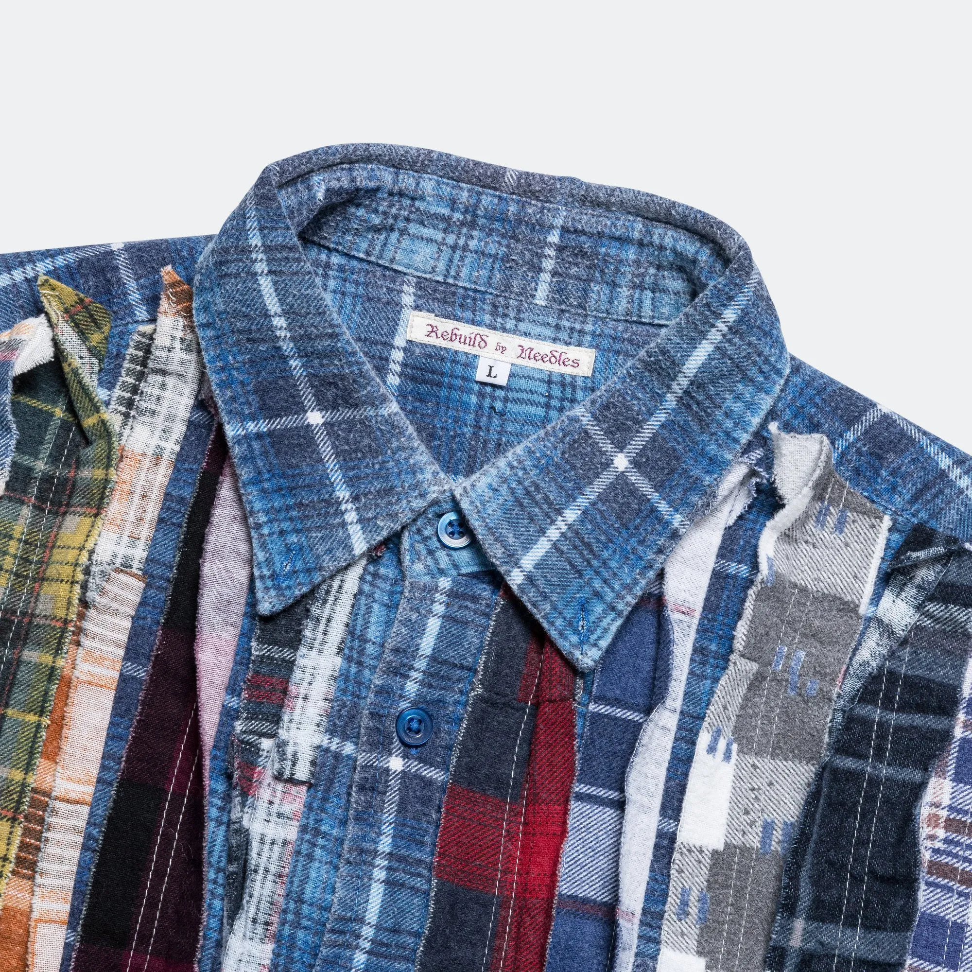FW24 Rebuild Flannel Ribbon Shirt - Large #5