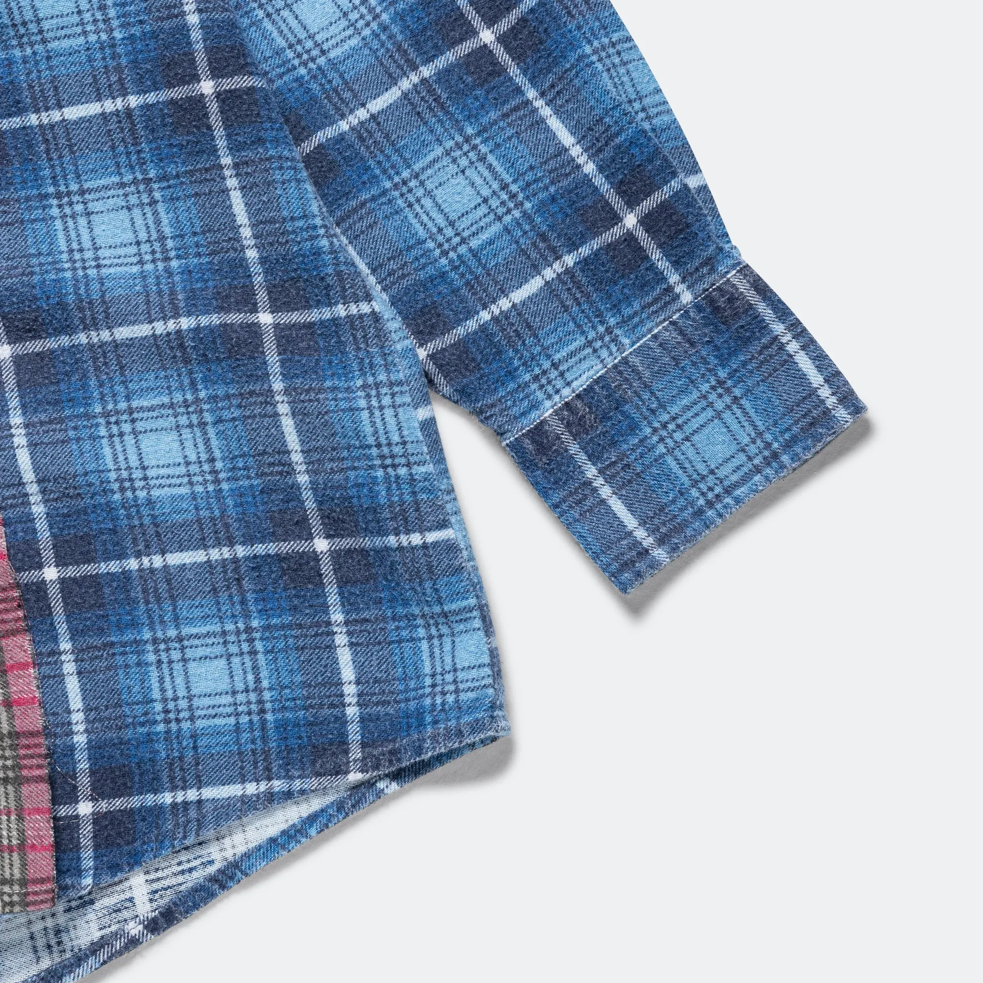 FW24 Rebuild Flannel Ribbon Shirt - Large #5