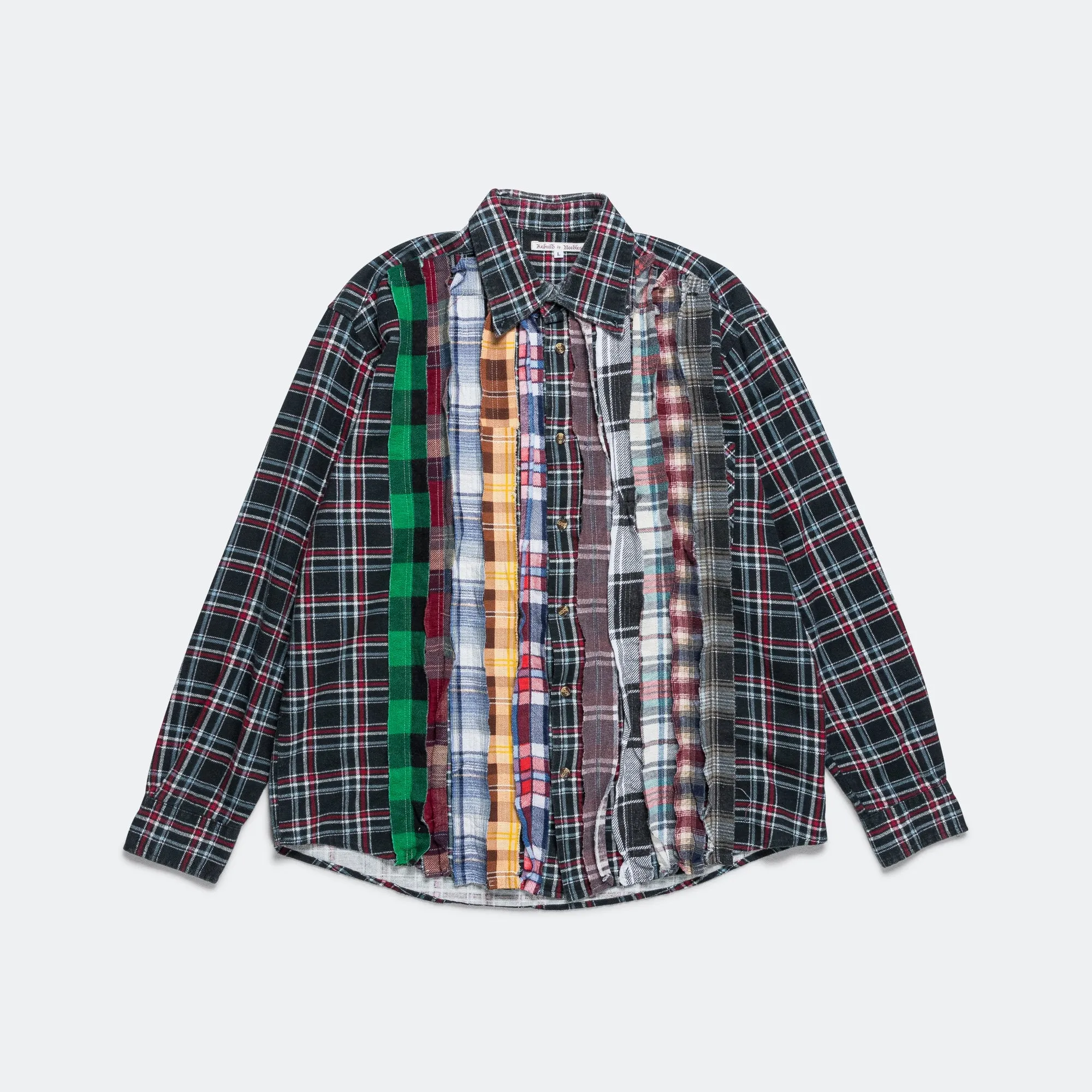 FW24 Rebuild Flannel Ribbon Shirt - Large #7
