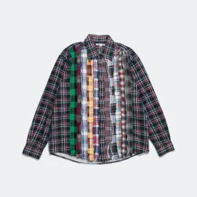 FW24 Rebuild Flannel Ribbon Shirt - Large #7