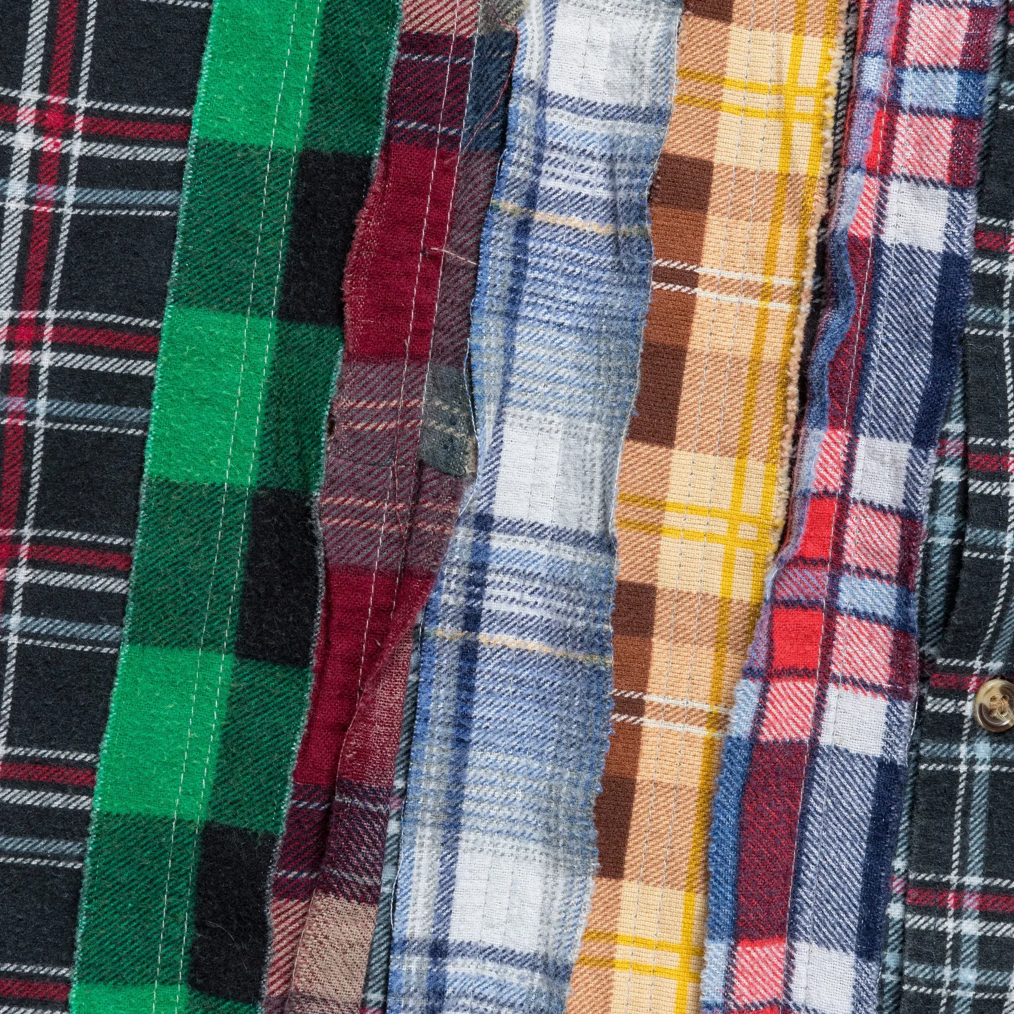 FW24 Rebuild Flannel Ribbon Shirt - Large #7