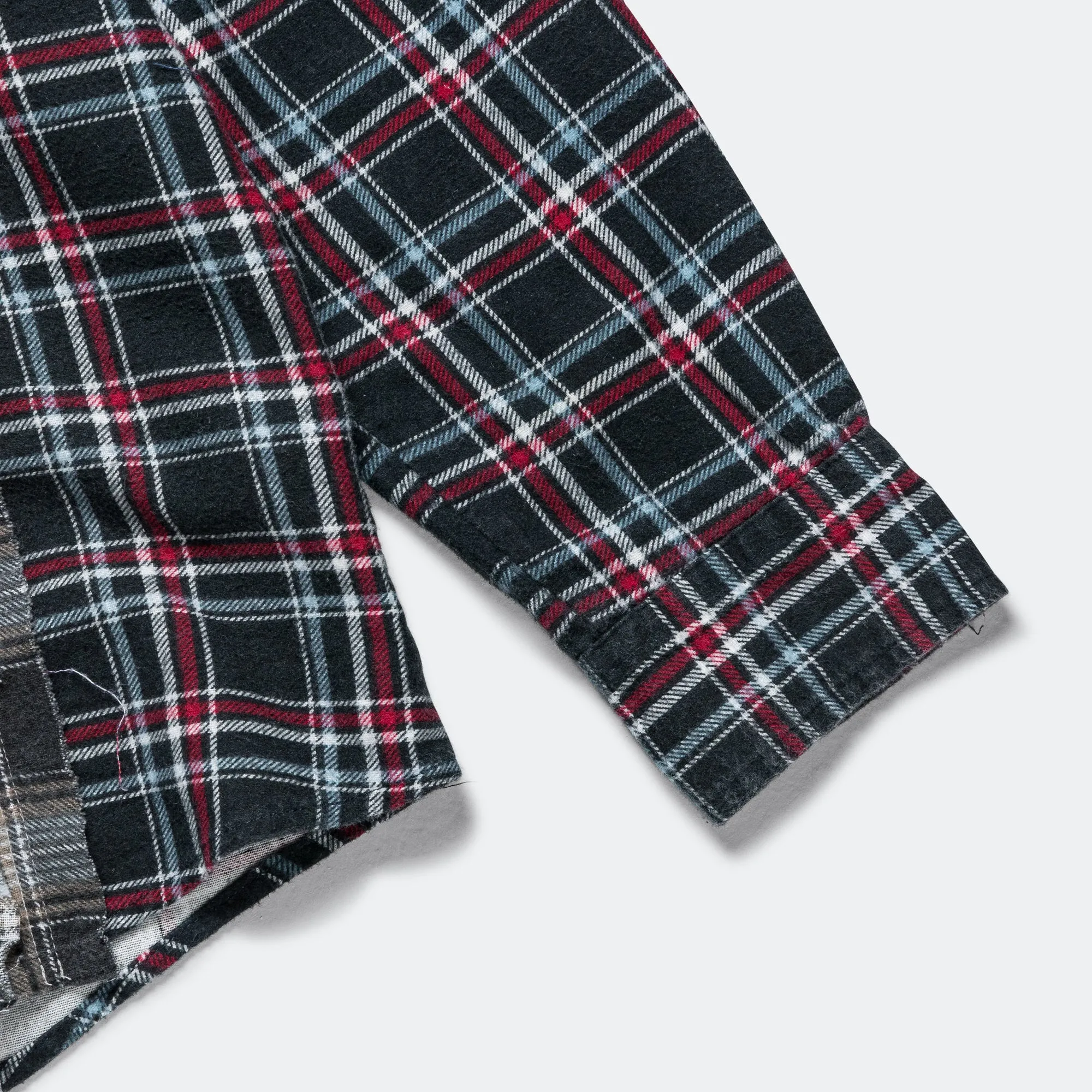 FW24 Rebuild Flannel Ribbon Shirt - Large #7