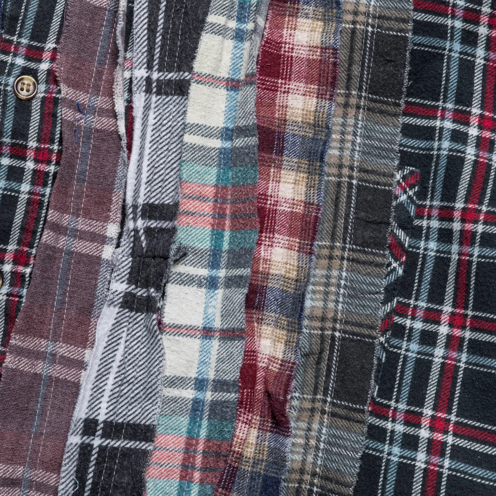 FW24 Rebuild Flannel Ribbon Shirt - Large #7