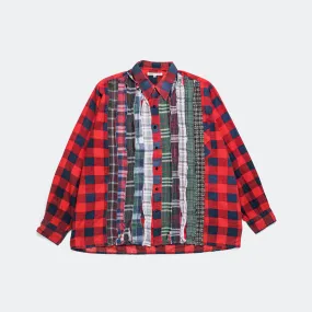 FW24 Rebuild Flannel Ribbon Shirt - X-Large #4