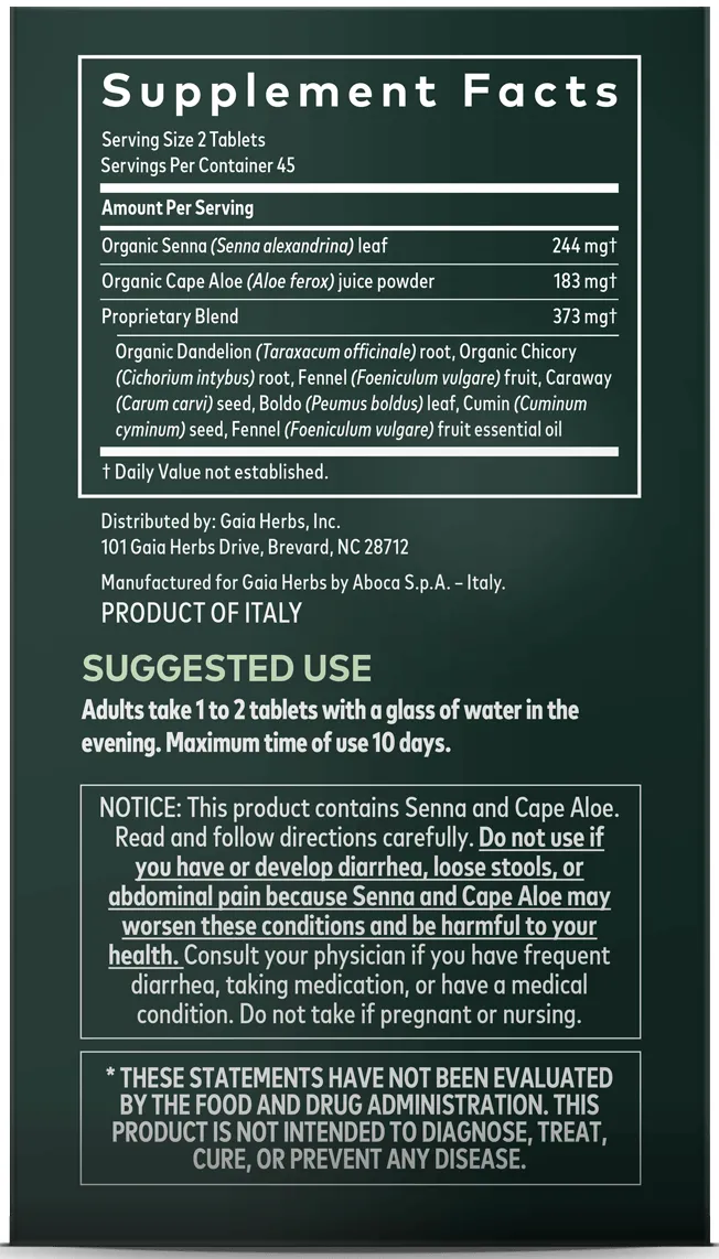Gaia Natural Laxative 90ct