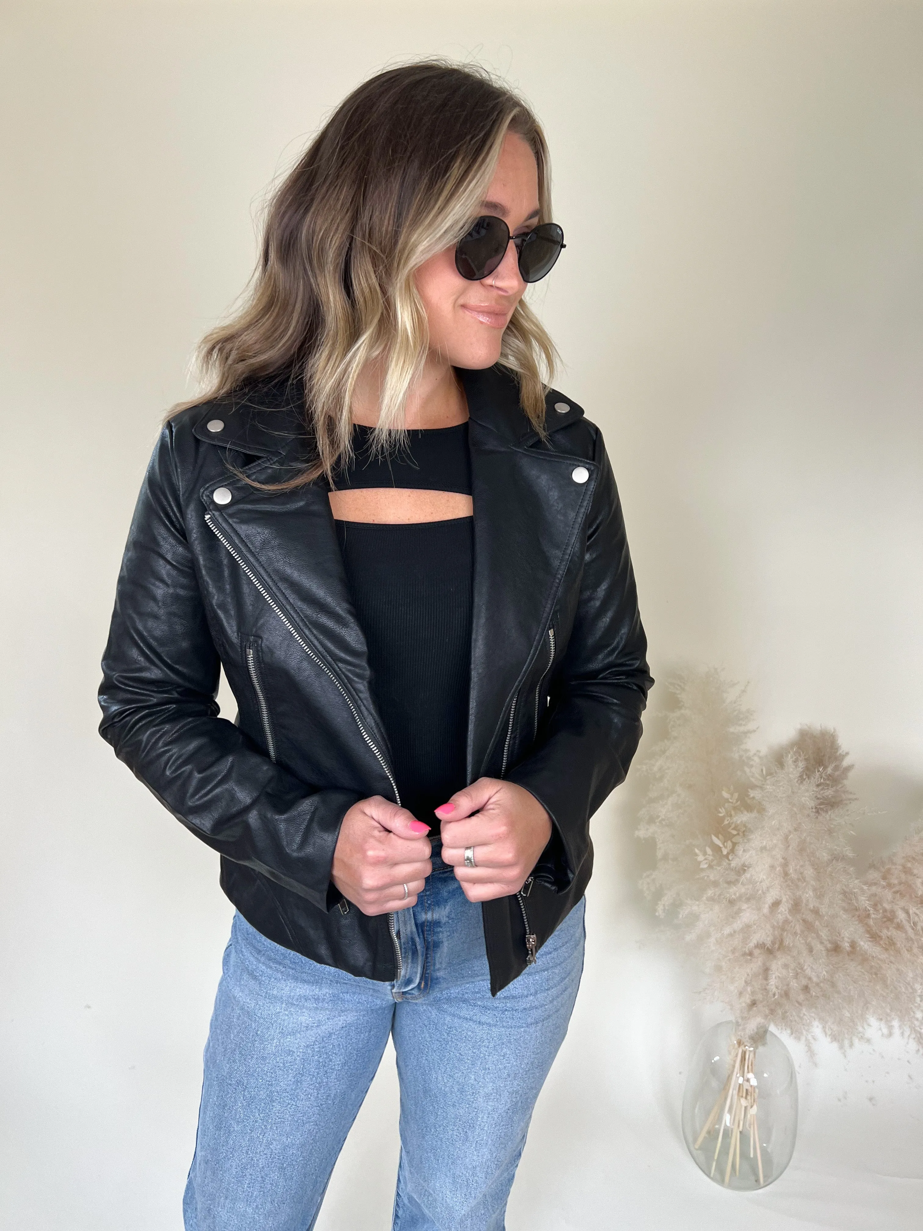 It Girl Faux Leather Jacket FINAL SALE