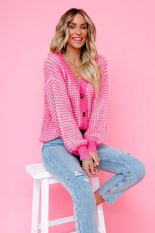 Meet Up Later V-Neck Knit Sweater Cardigan - 2 Colors