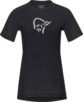 Norrøna Women&#x27;s Fjørå Wool T-Shirt Caviar | Buy Norrøna Women&#x27;s Fjørå Wool T-Shirt Caviar here | Outnorth