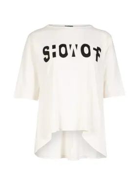 OAKLEE oversize t-shirt - Creme