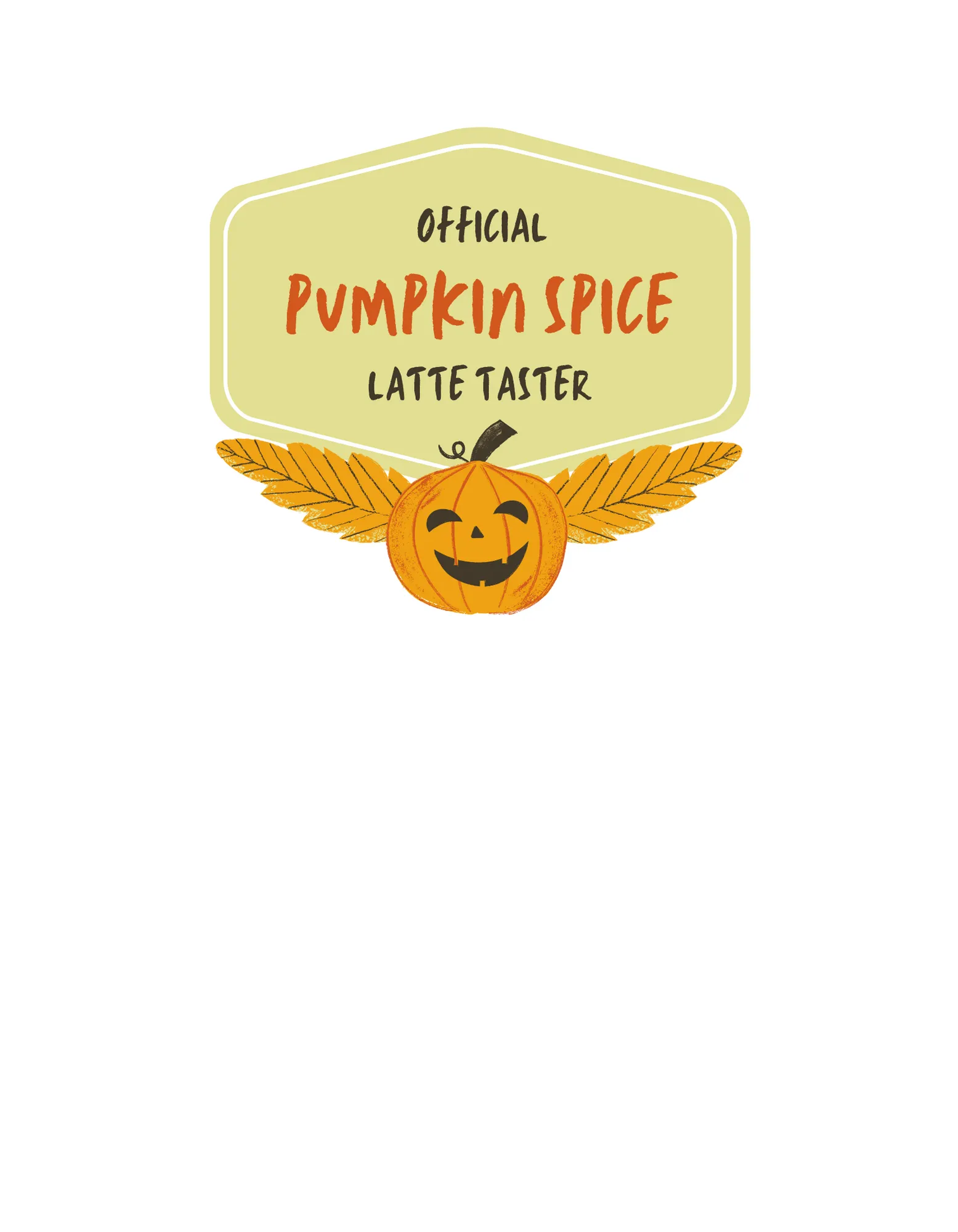 Official Pumpkin Spice Latte Tester (Pet Shirt)