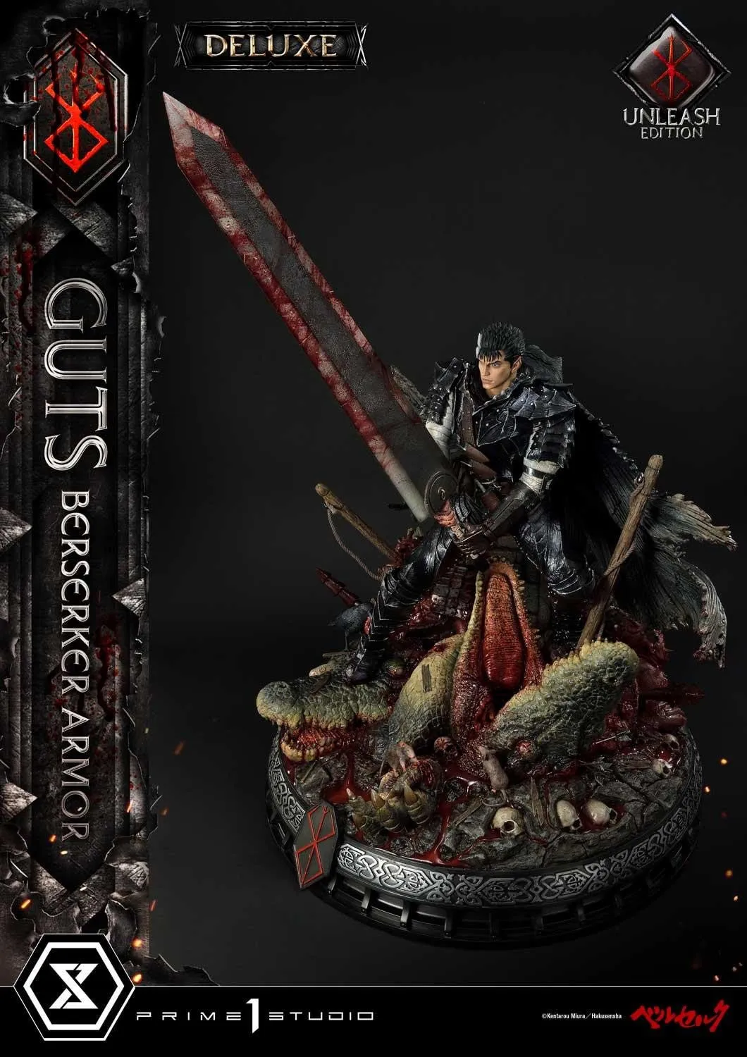 PRE-ORDER: Prime 1 Ultimate Premium Masterline Berserk Guts, Berserker Armor Unleash Edition Deluxe Version 1/4 Scale Statue