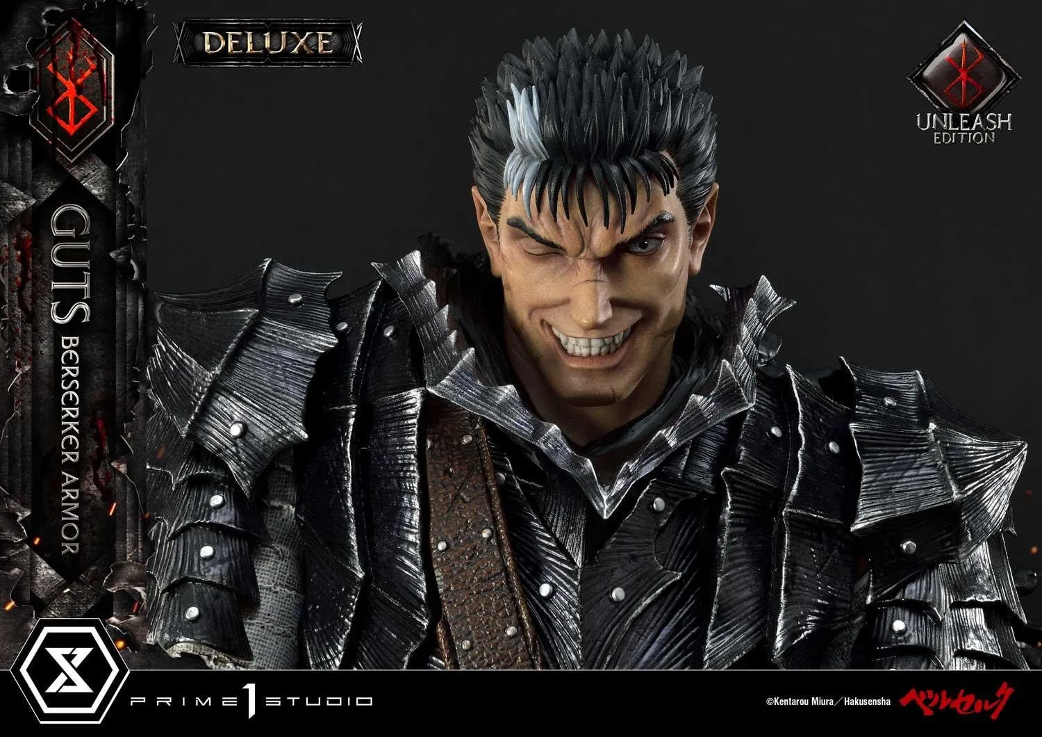 PRE-ORDER: Prime 1 Ultimate Premium Masterline Berserk Guts, Berserker Armor Unleash Edition Deluxe Version 1/4 Scale Statue