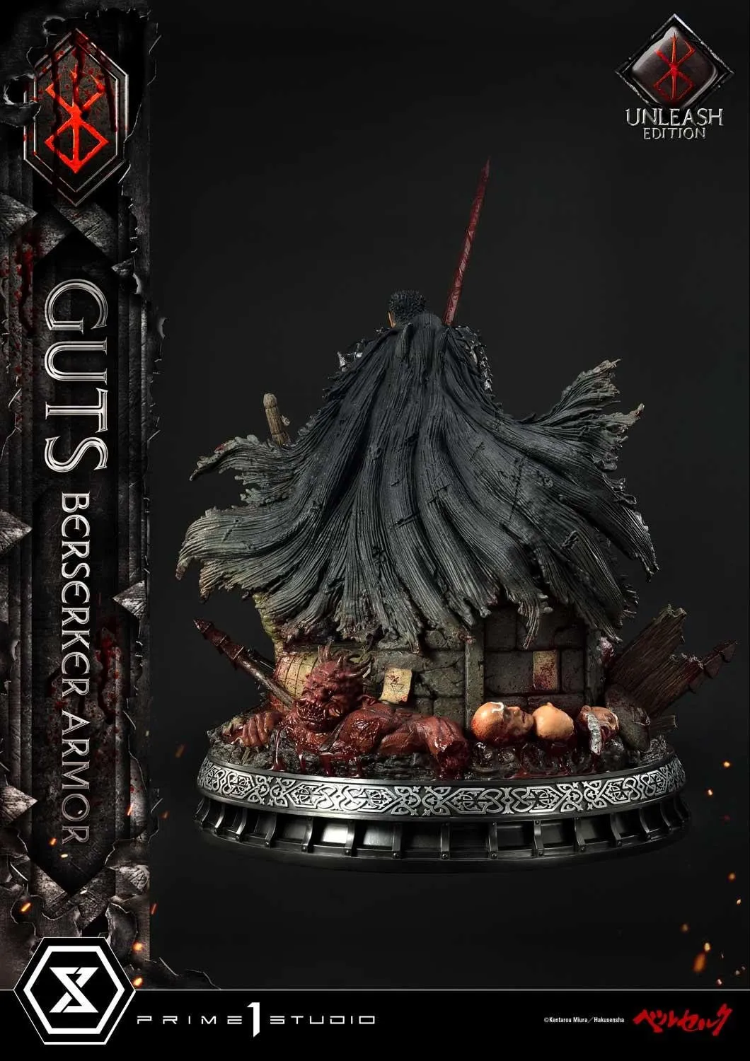 PRE-ORDER: Prime 1 Ultimate Premium Masterline Berserk Guts, Berserker Armor Unleash Edition Deluxe Version 1/4 Scale Statue