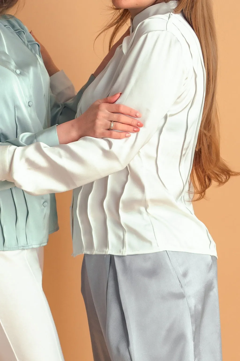 "St.Pancras" Architectural Shirt In White