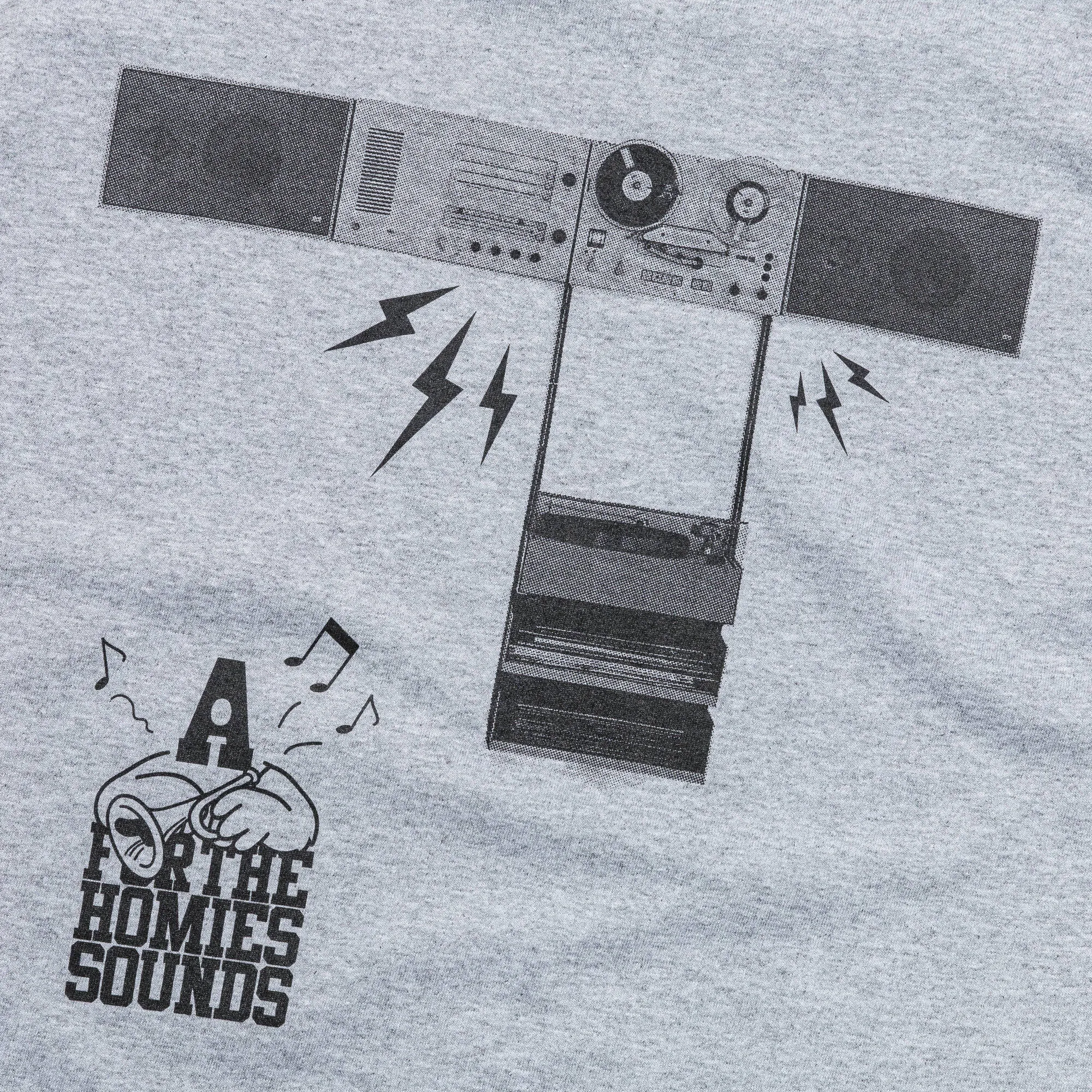 SOUND SYSTEM T-Shirt - Athletic Grey