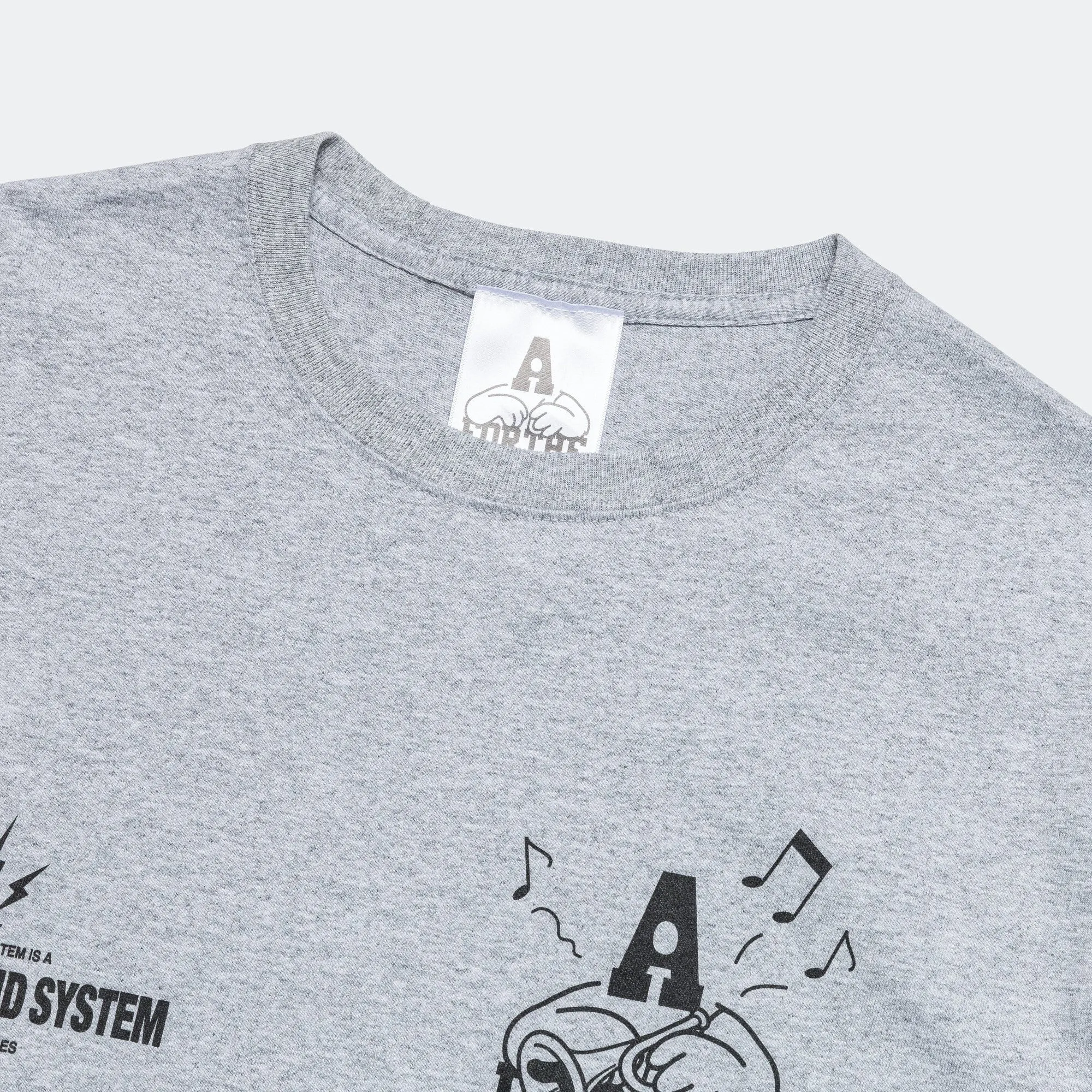 SOUND SYSTEM T-Shirt - Athletic Grey