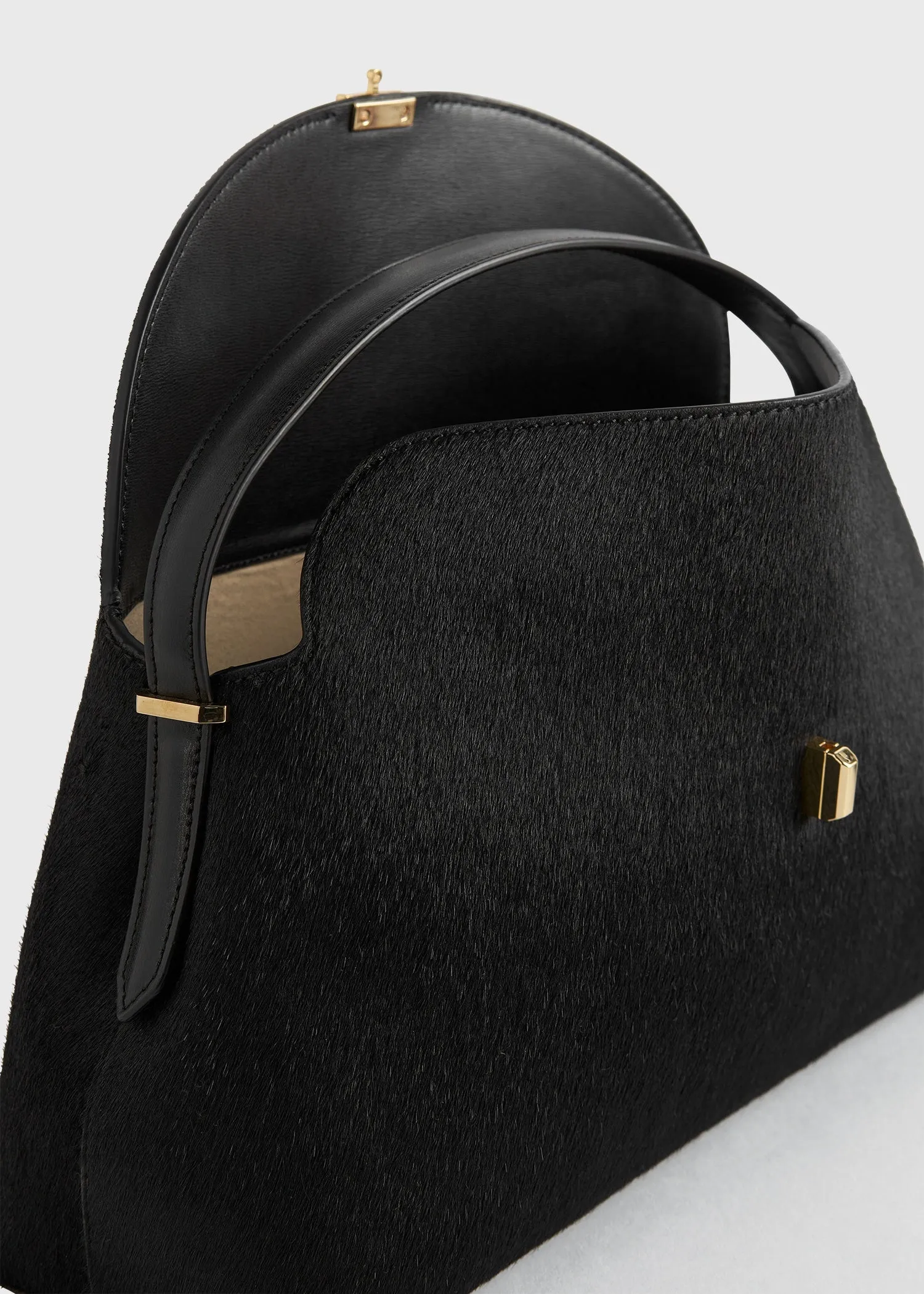 T-Lock pony hair top handle black