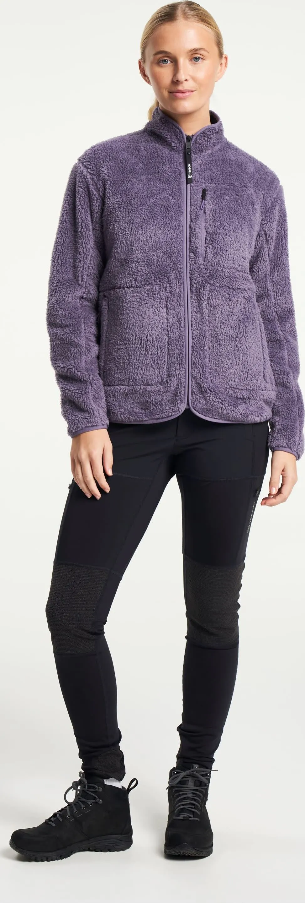 Tenson Women&#x27;s Thermal Pile Zip Jacket Purple | Buy Tenson Women&#x27;s Thermal Pile Zip Jacket Purple here | Outnorth