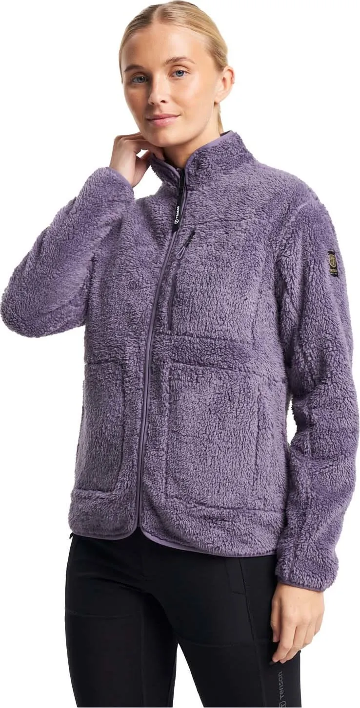Tenson Women&#x27;s Thermal Pile Zip Jacket Purple | Buy Tenson Women&#x27;s Thermal Pile Zip Jacket Purple here | Outnorth