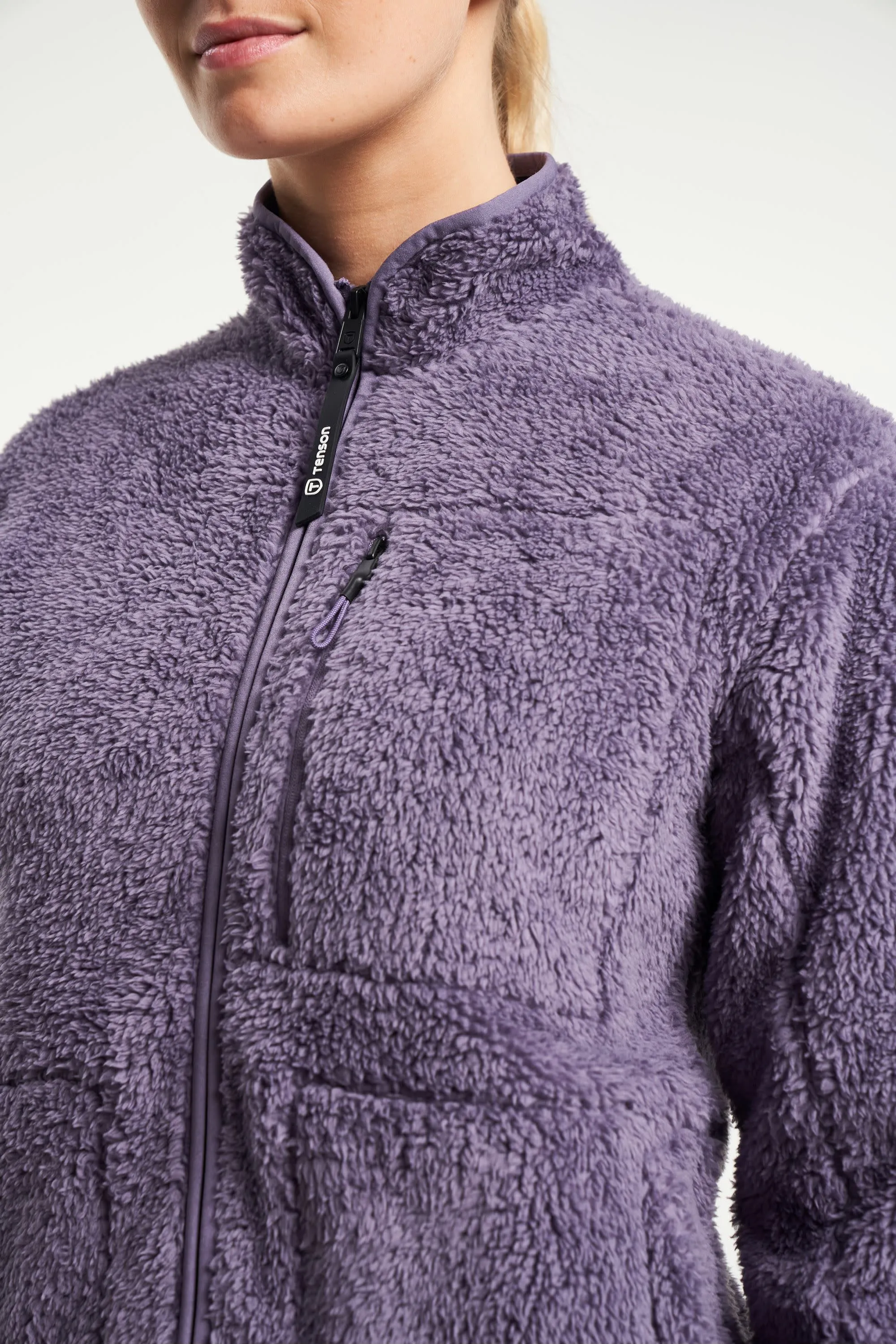 Tenson Women&#x27;s Thermal Pile Zip Jacket Purple | Buy Tenson Women&#x27;s Thermal Pile Zip Jacket Purple here | Outnorth