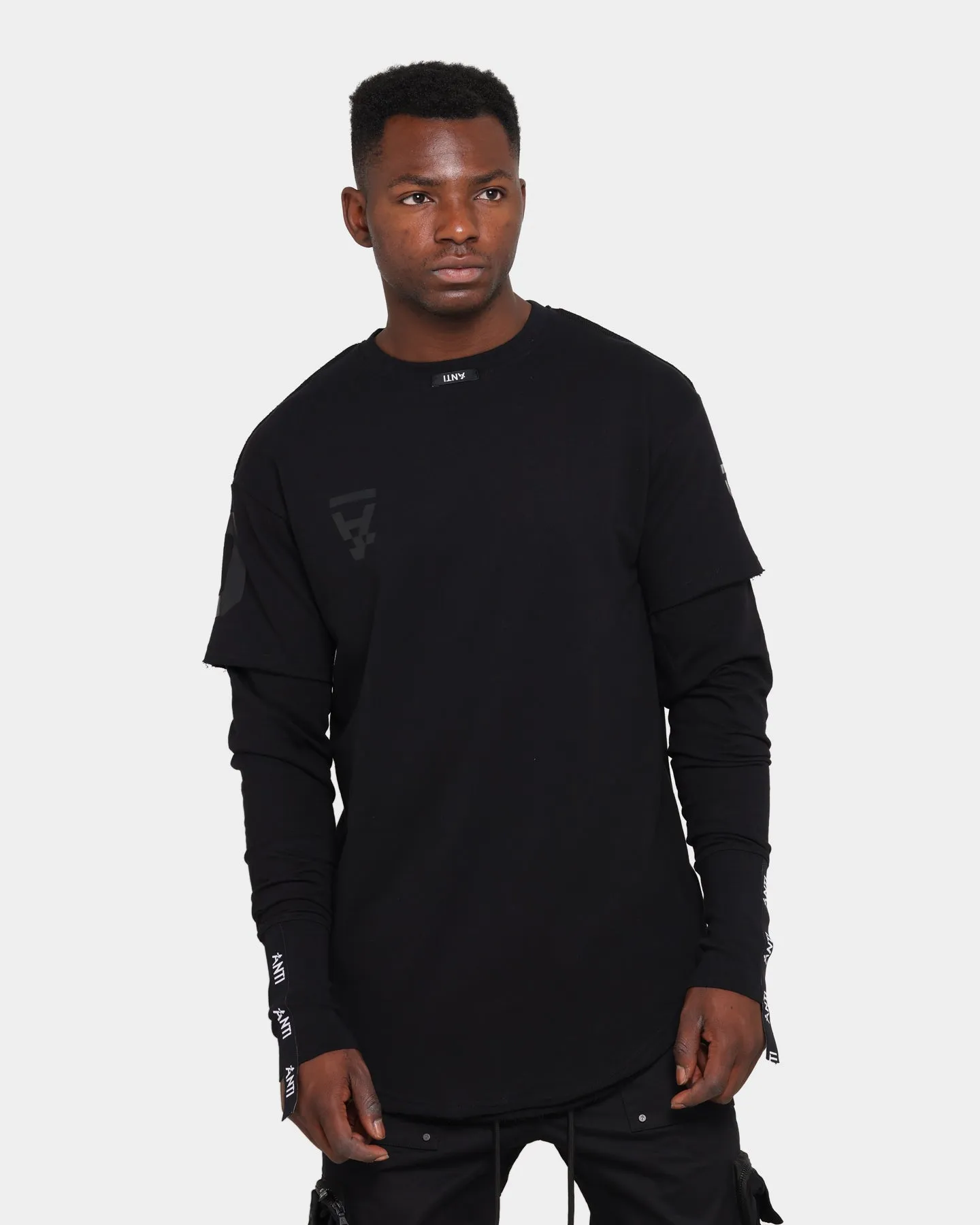 The Anti Order Hyphen ATD Long Sleeve T-Shirt Black/Black